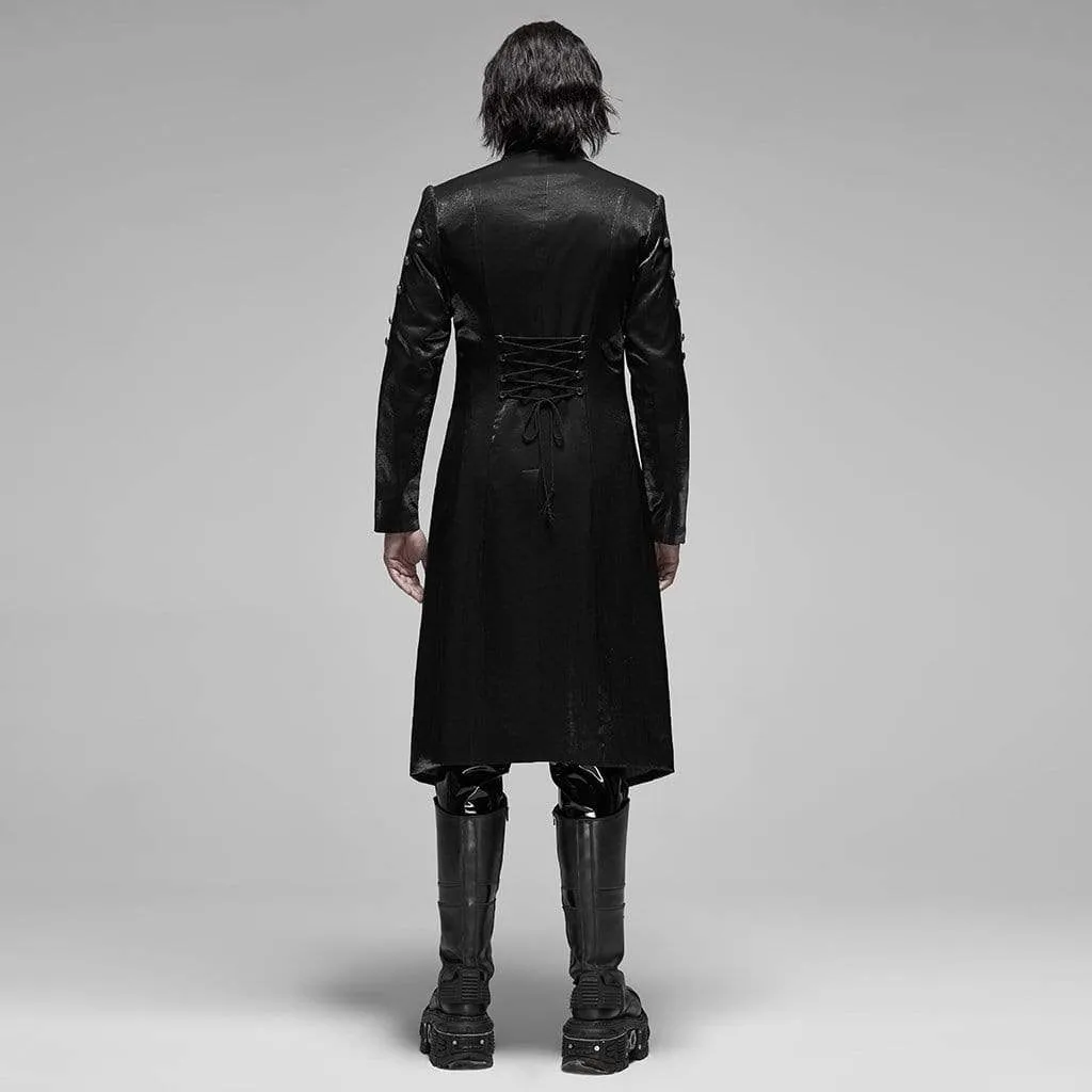 Men's Gothic Gorgeous Mid-long Coats With Buttons