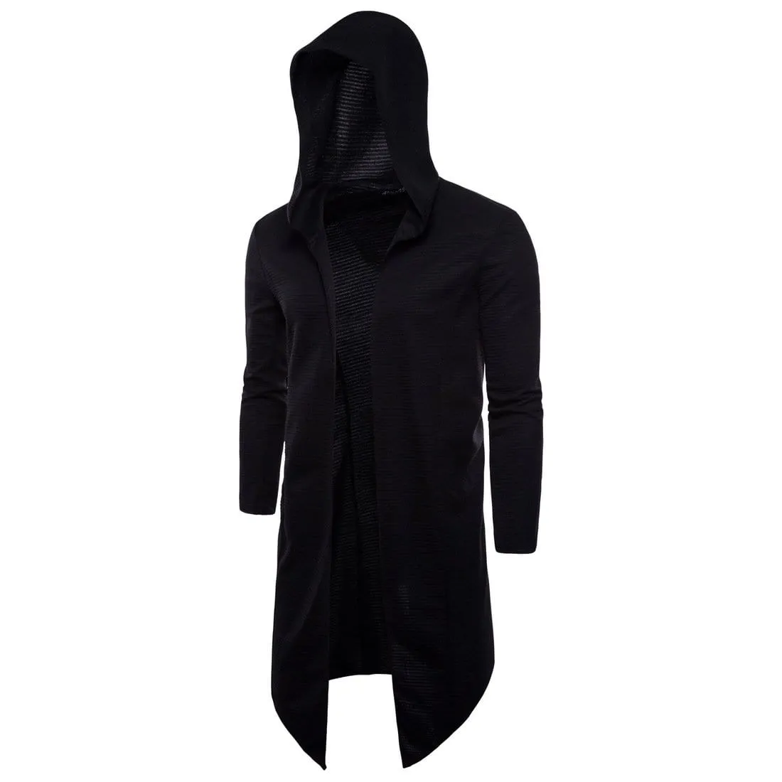 Men's Gothic V-neck Long Coats With Hood