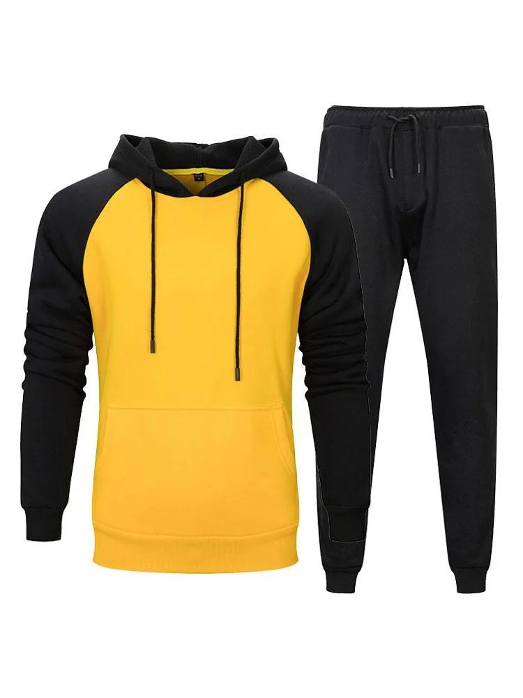 Men's Hooded Long Sleeve Tracksuit