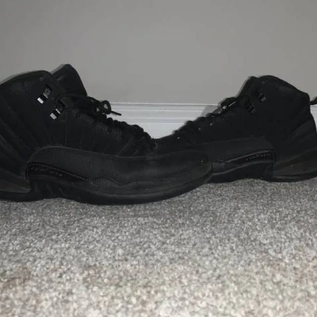 Mens Nike 12 Retro Winter Black