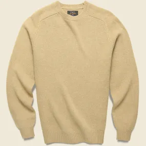 Merino Crew Sweater - Beige