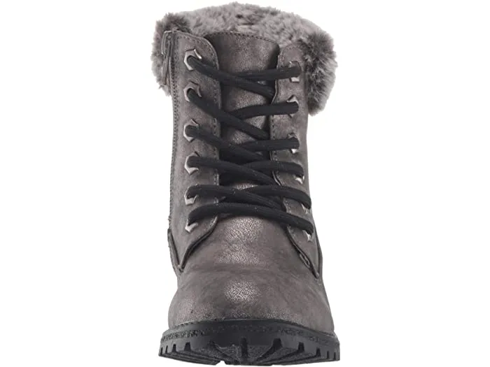 MIA Kid's Casey Faux-Fur Collar Boot - Pewter LGK005