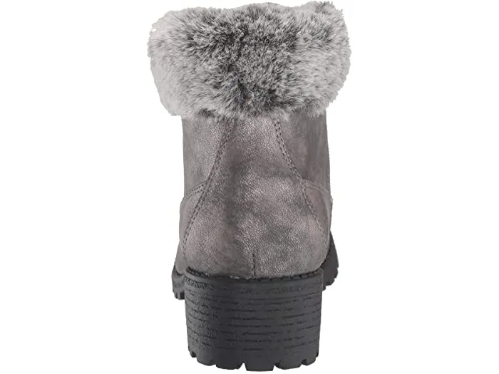 MIA Kid's Casey Faux-Fur Collar Boot - Pewter LGK005