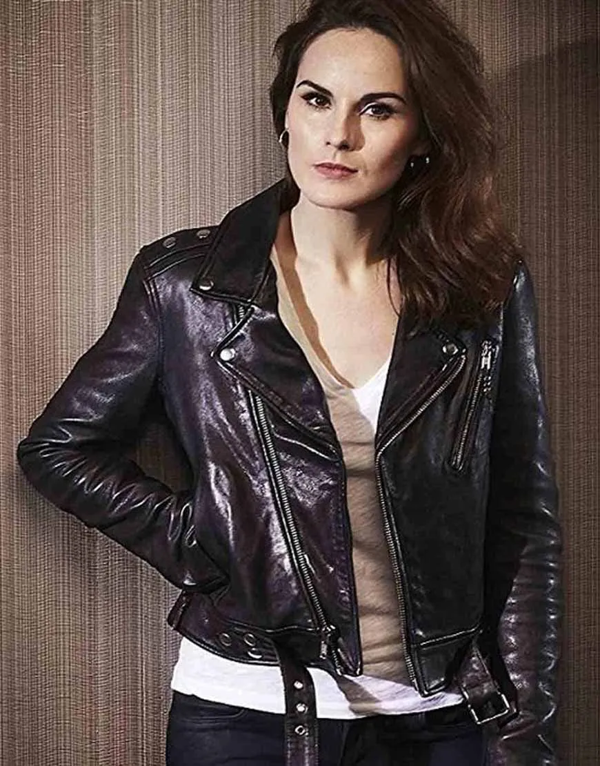 Michelle Dockery Good Behavior Leather Jacket | ujackets.com | 45% OFF