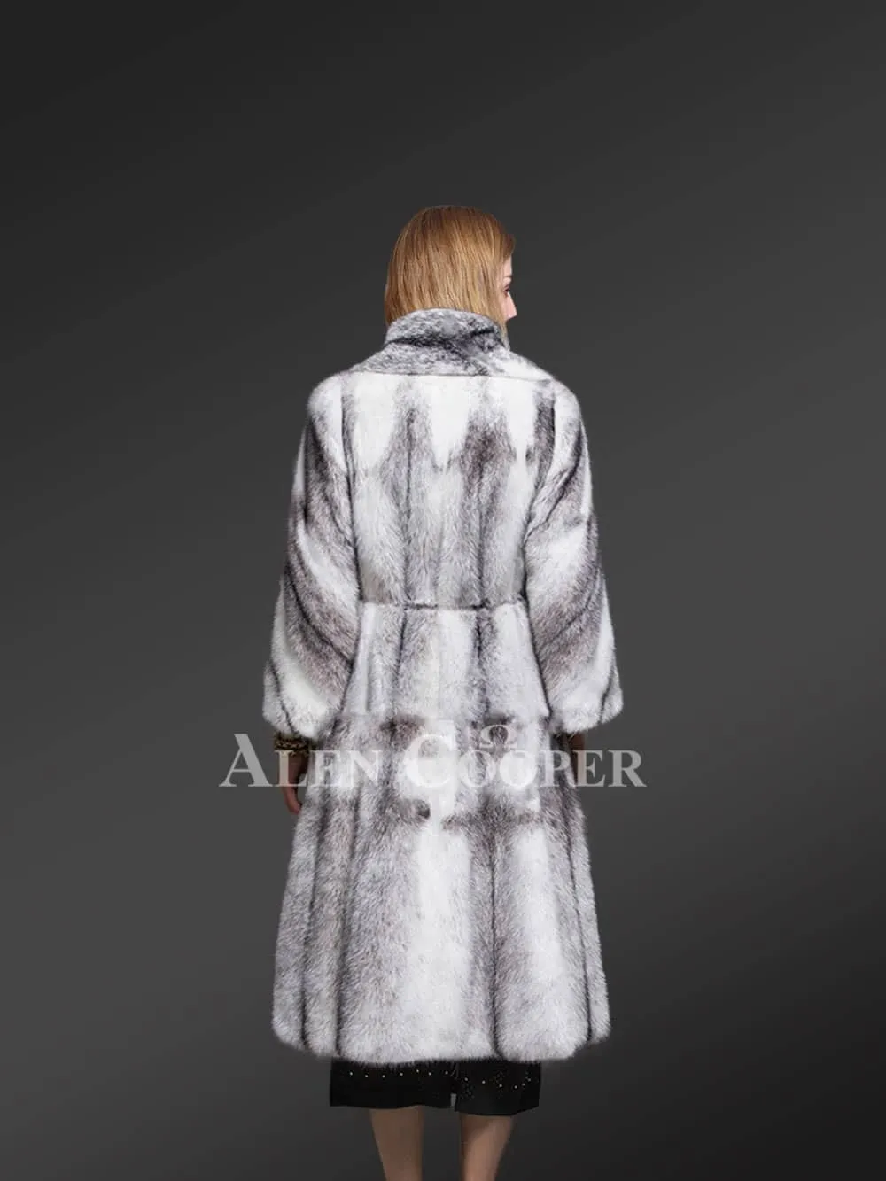 Mink fur long coats for women for greater charm and appeal