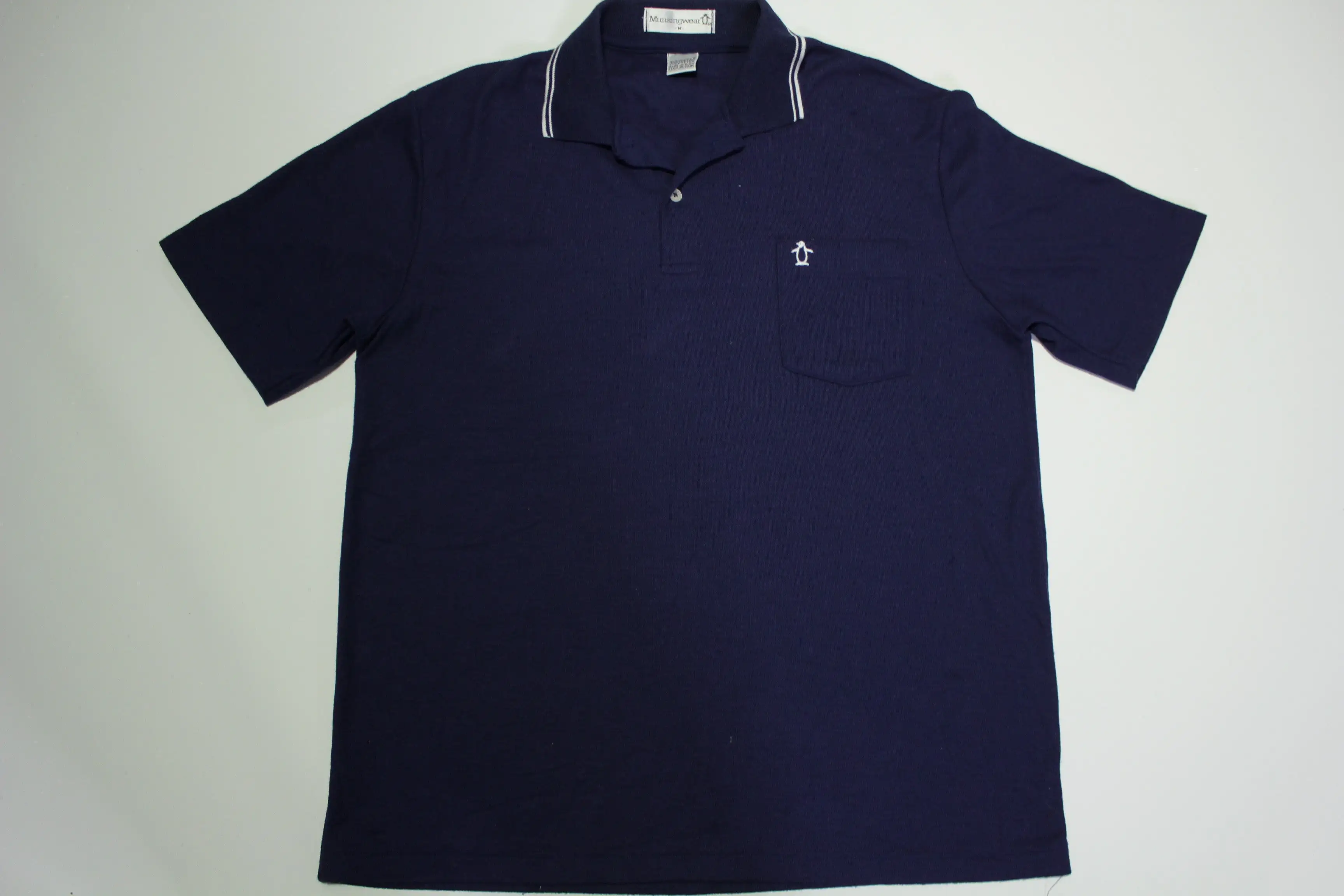 Munsingwear Made in USA Vintage 90's Penguin Golf Polo Shirt