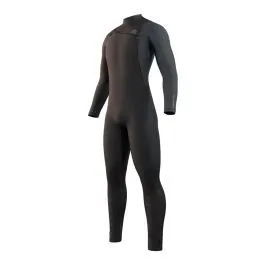 Mystic Marshall 5/3mm Mens Front Zip Winter Wetsuit - Grey/Black