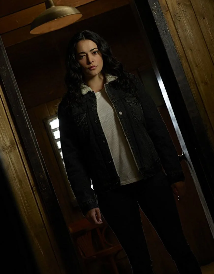 Natalie Martinez Reece Denim Jacket from The Crossing - Ujackets