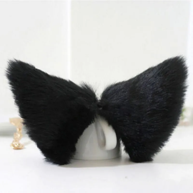 Night Party Club Ball Wearing Deacorate Cat Fox Fur Ear Pattern Hair Clip Bell PY1 P18 SM6