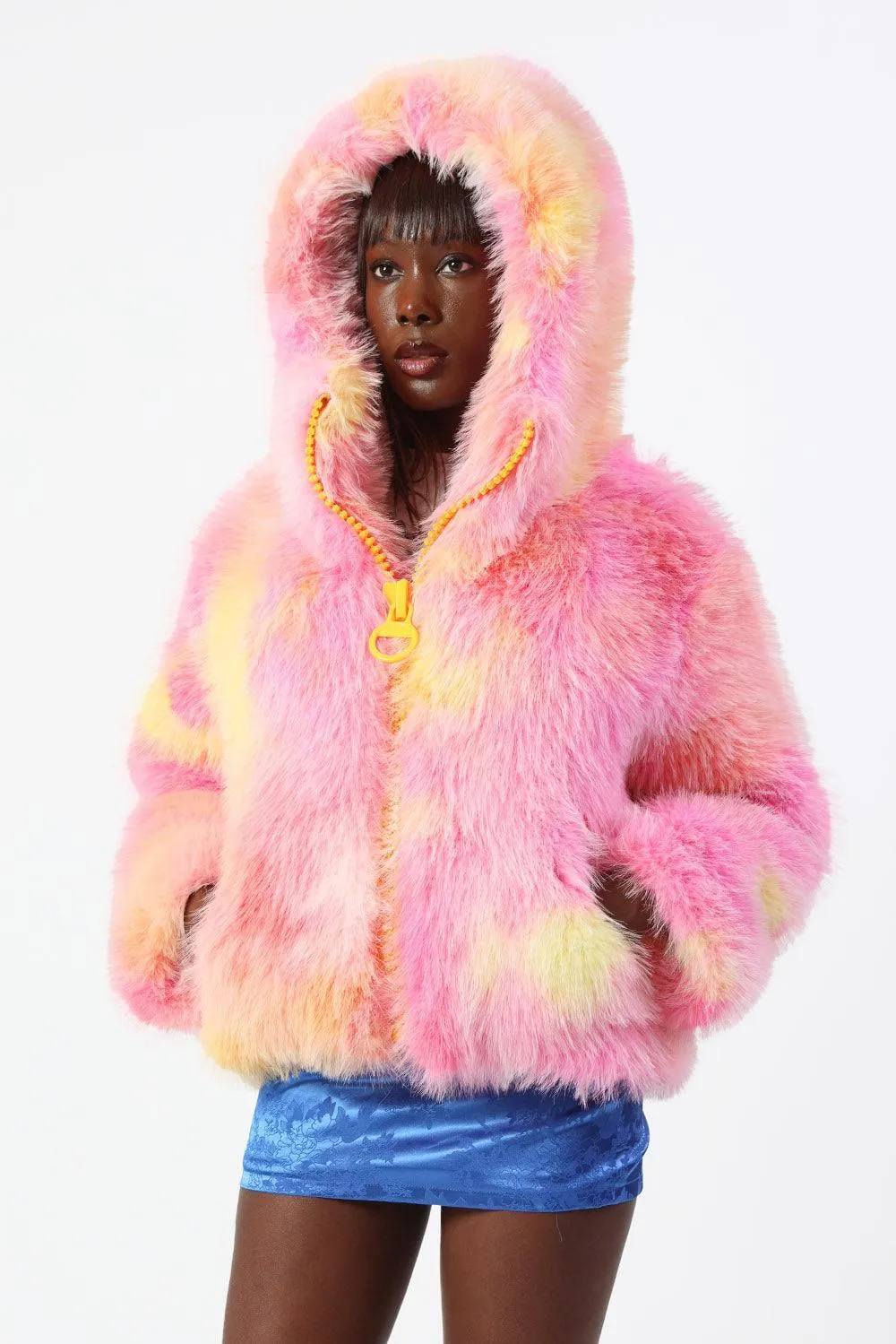 No Fox Faux Fur Jacket