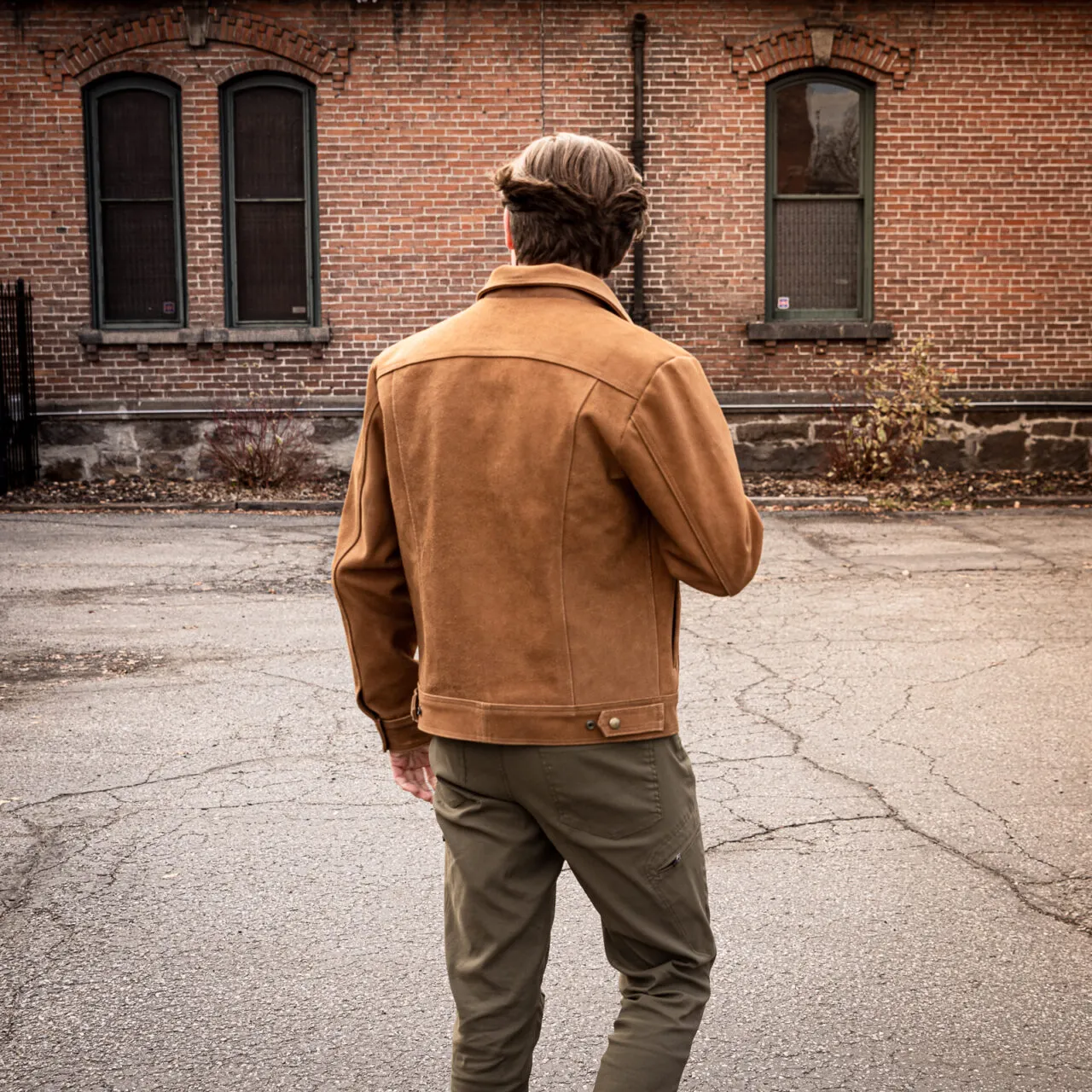 Nokona Rancher Baseball Jacket in Tan Roughout - Nokona Ballgloves