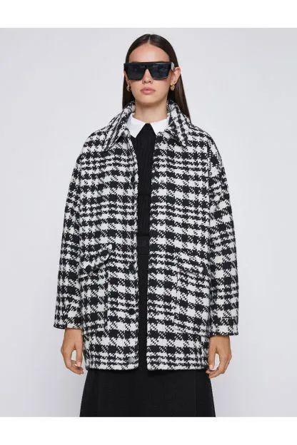 Oversize Stash Coat Shirt Collar