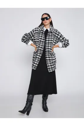 Oversize Stash Coat Shirt Collar