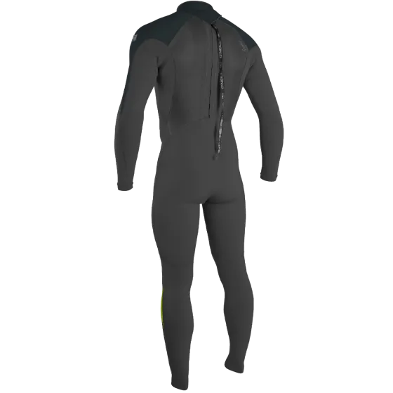 O'Neill Epic 5/4mm Mens Back Zip Winter Wetsuit 2024 - Gunmetal Dayglo