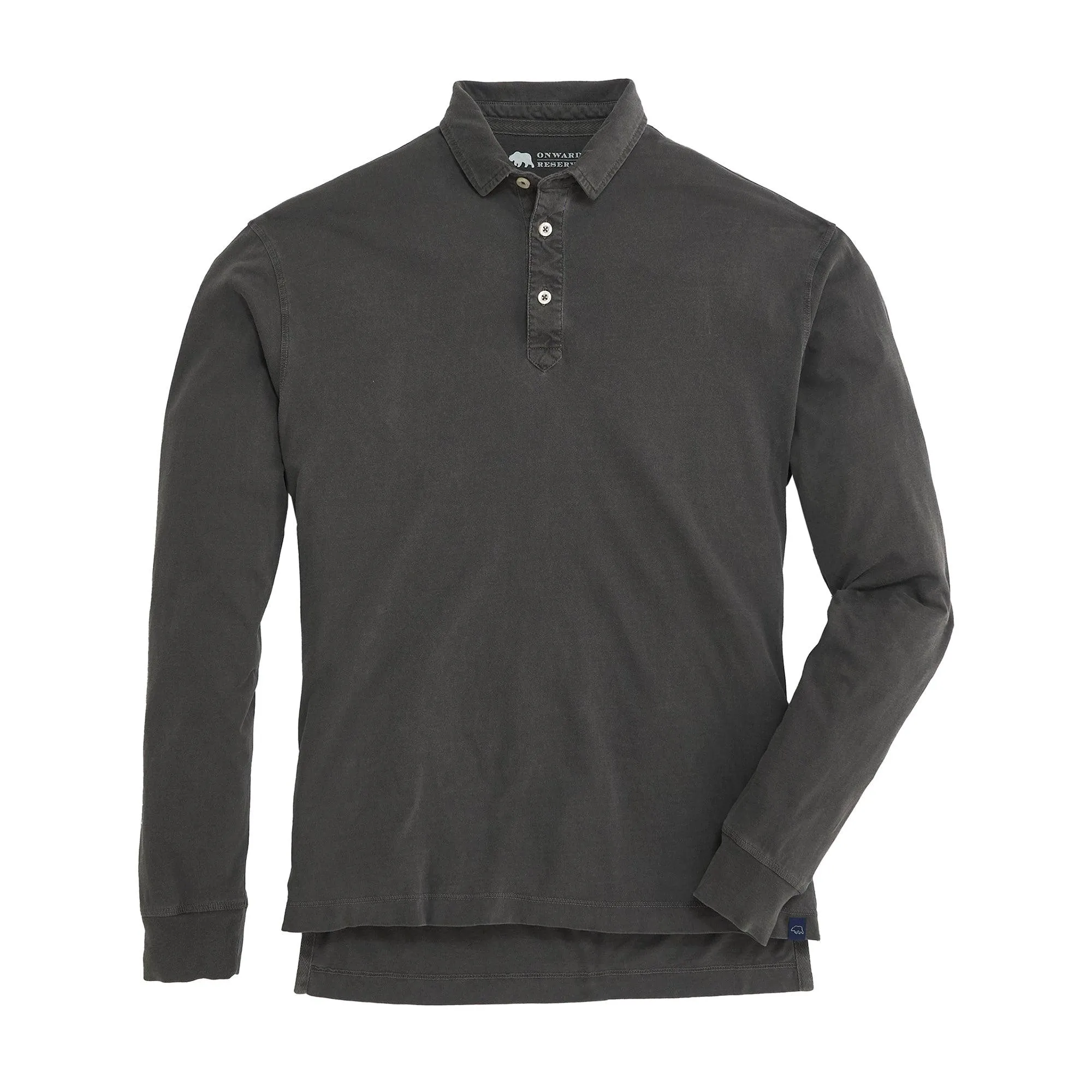 Perry Long Sleeve Polo - Black