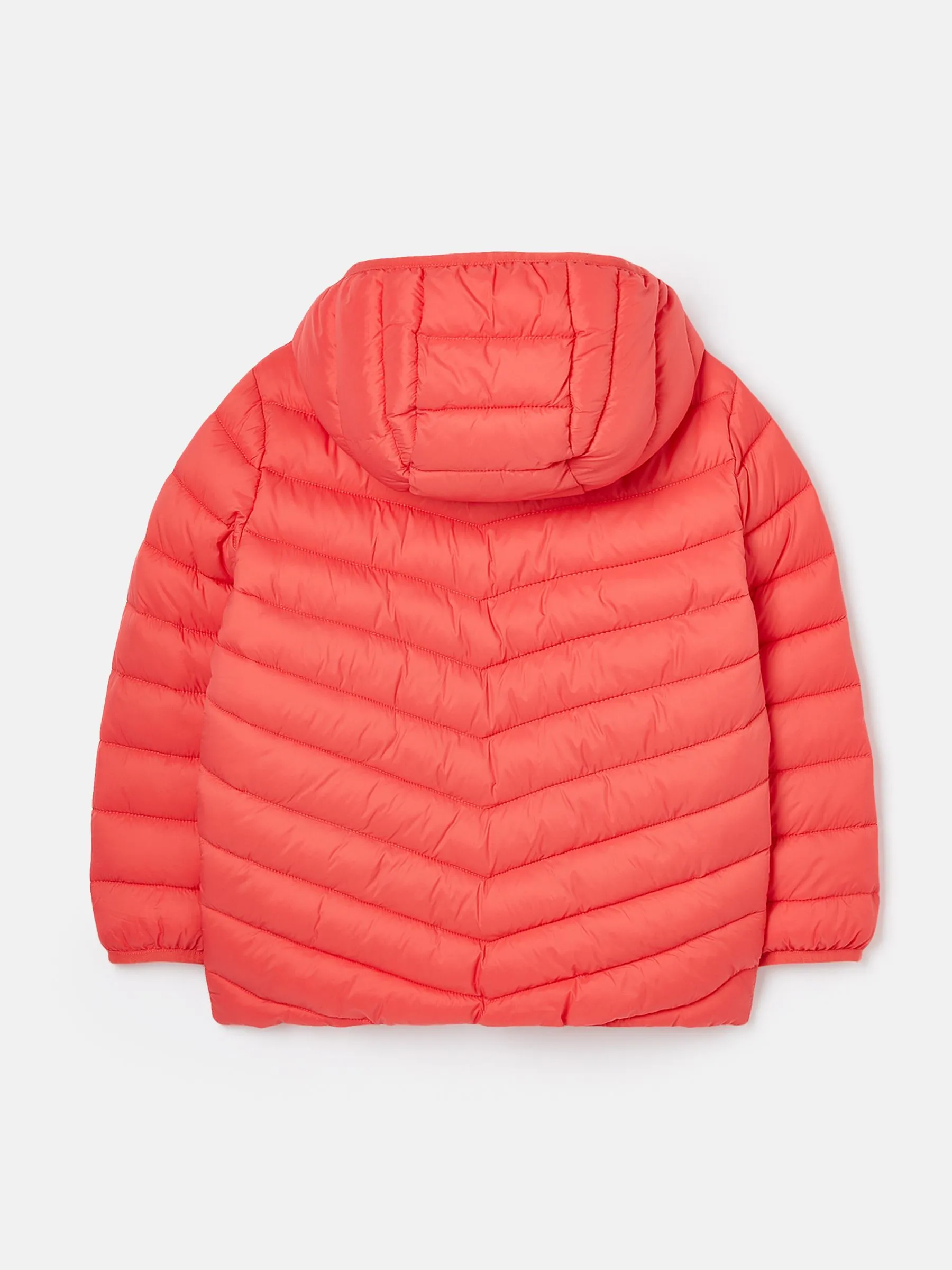 Pink Showerproof Padded Coat with Hood