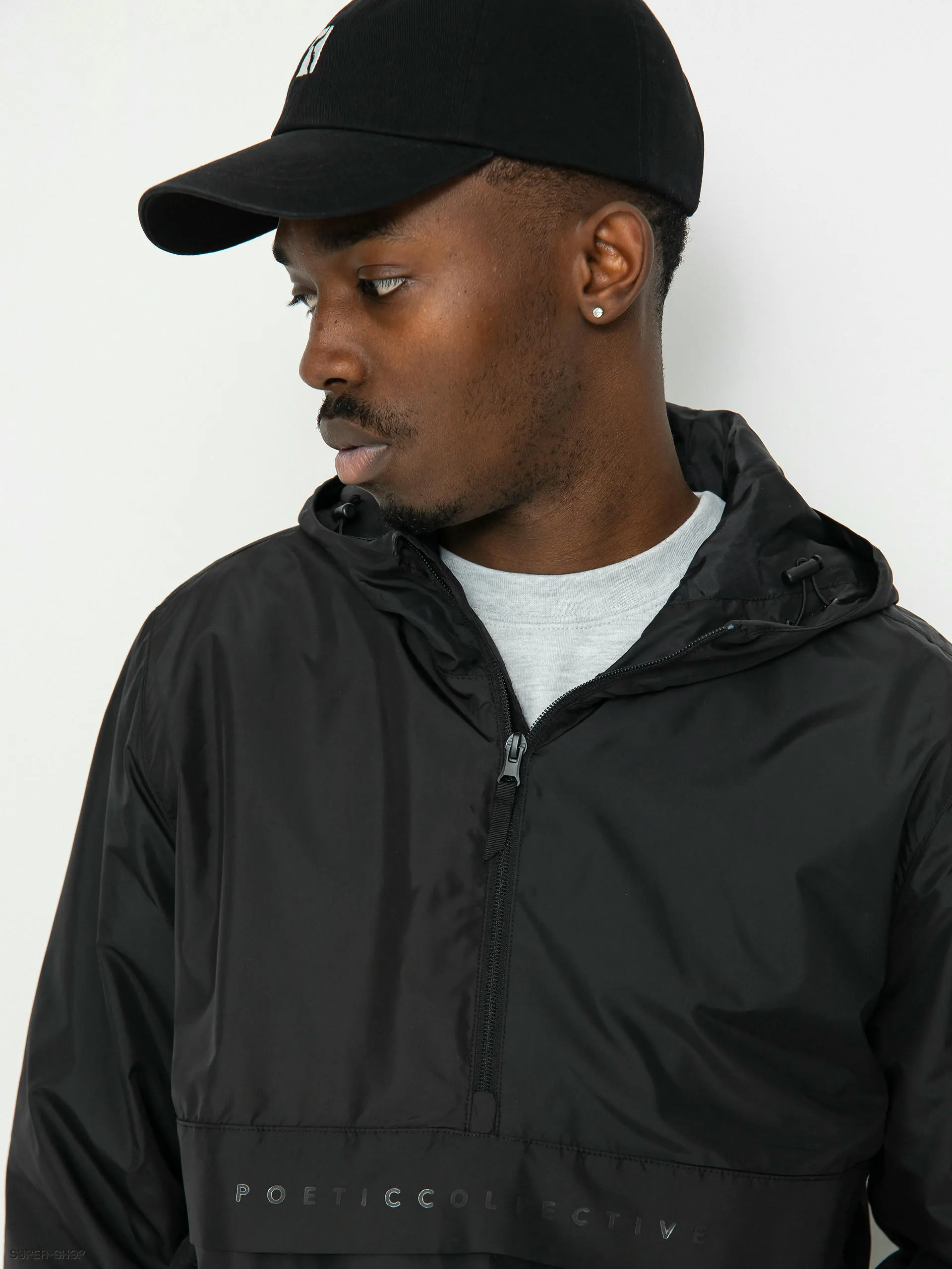 Poetic Collective Wind Breaker Jacket (black)