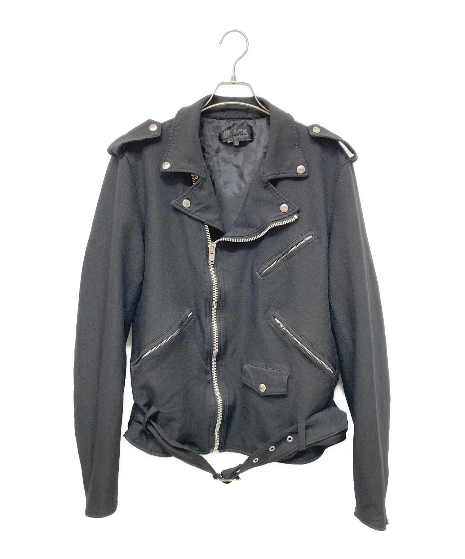 [Pre-owned] BLACK COMME des GARCONS double riders jacket 1M-J026