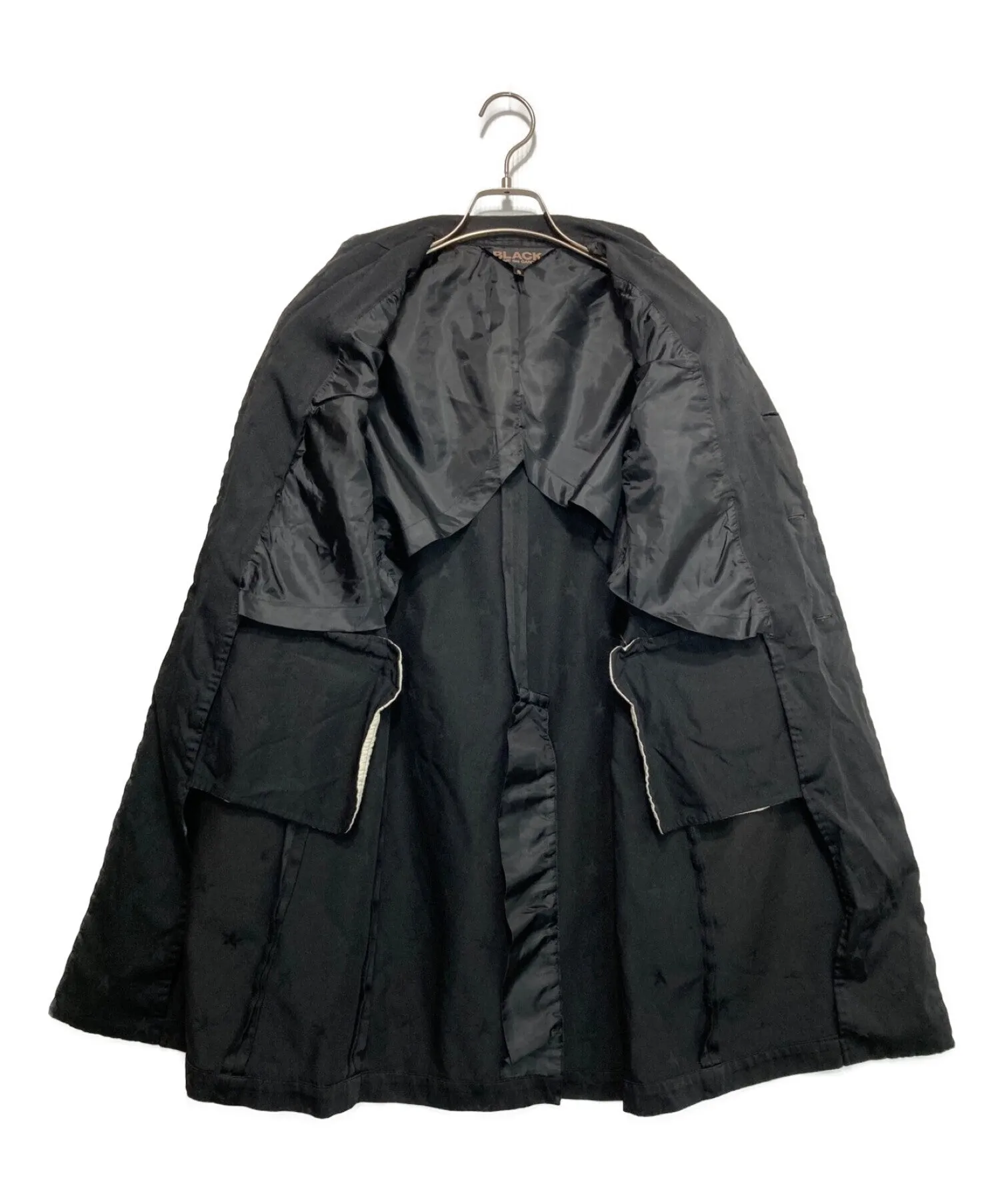 [Pre-owned] BLACK COMME des GARCONS Poly Shrunken Star 3B Long Jacket 1Q-J016