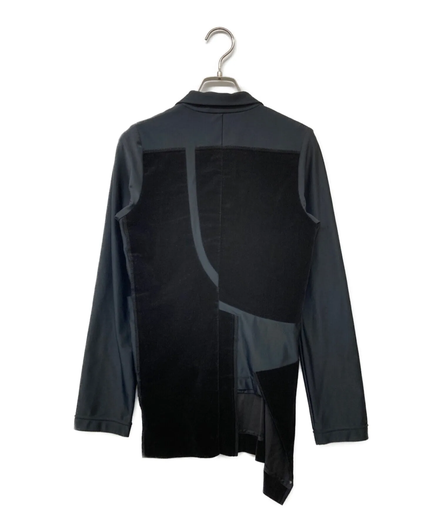 [Pre-owned] COMME des GARCONS AD2007 Asymmetrical 2B jacket with different material switch GT-J049