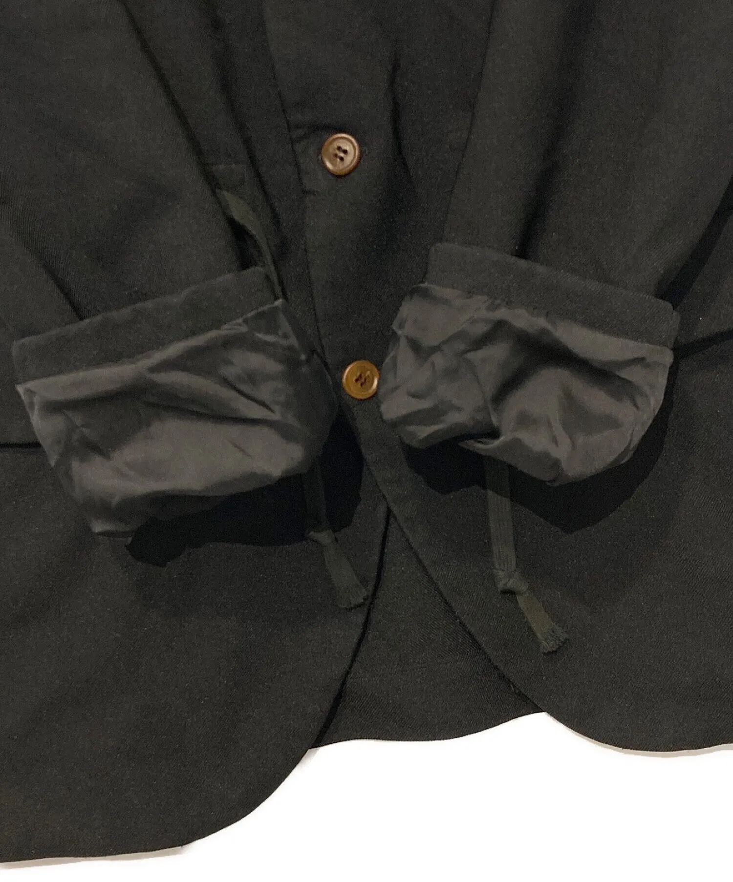 [Pre-owned] COMME des GARCONS HOMME DEUX TIE-WAIST SINGLE-BREASTED BLAZ/Tailored Jacket DH-J027