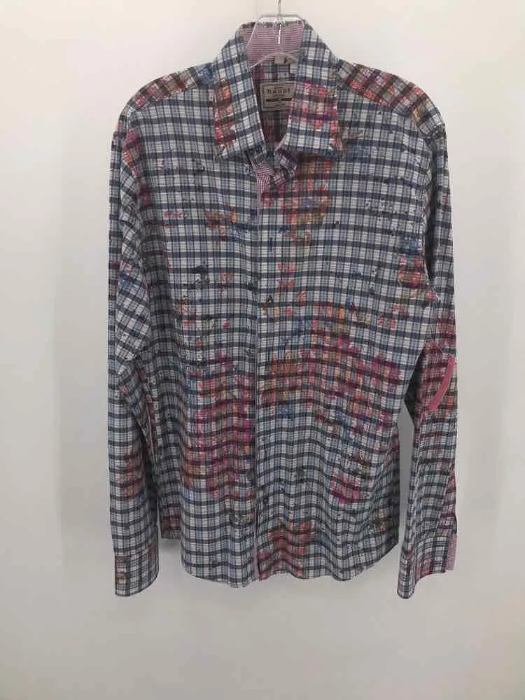 Pre-Owned Haupt Blue Medium Men's Button Down