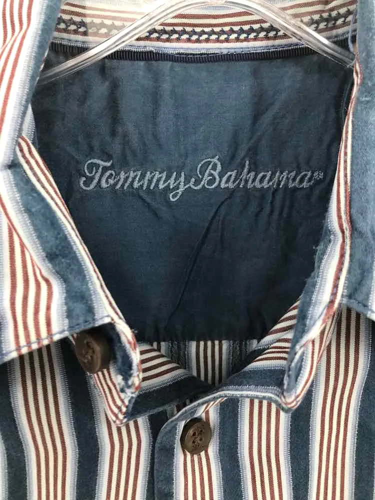 Pre-Owned Tommy Bahama Blue Small Men's Button Down