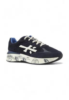 PREMIATA Running Suede Sneaker Uomo Blue MOERUN-6449