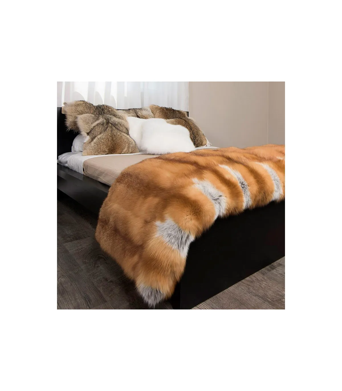 Red Fox Fur Rug - Buy Fur Rugs at Fur Source