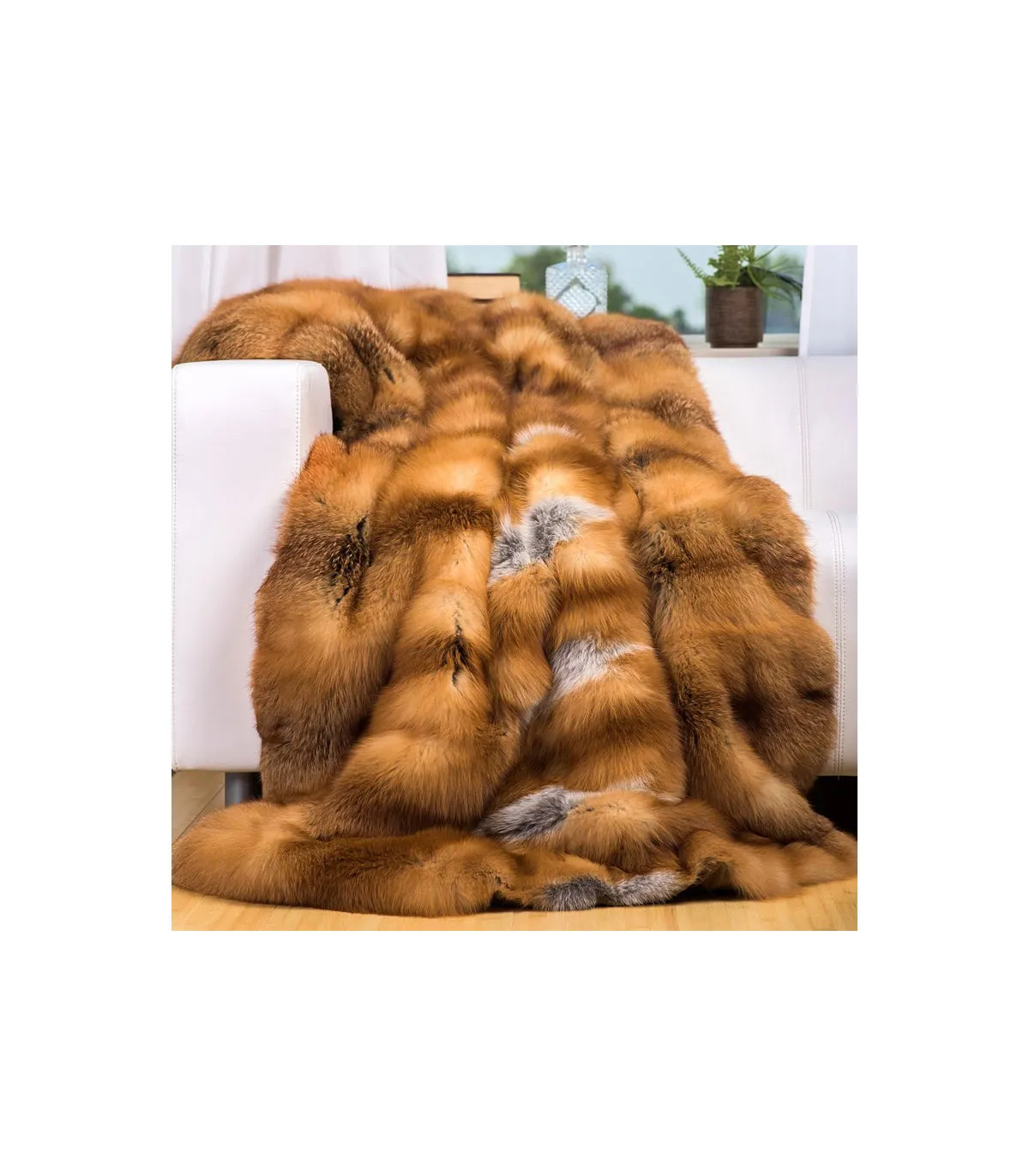 Red Fox Fur Rug - Buy Fur Rugs at Fur Source