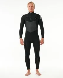 Rip Curl Dawn Patrol 5/3mm Mens Chest Zip Winter Wetsuit 2024 - Black