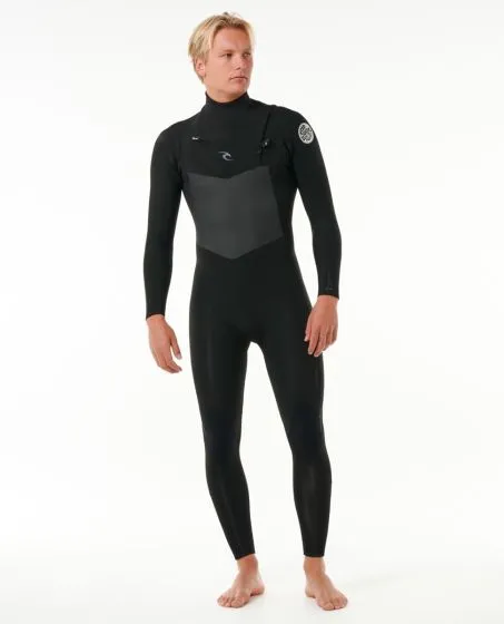 Rip Curl Dawn Patrol 5/3mm Mens Chest Zip Winter Wetsuit 2024 - Black