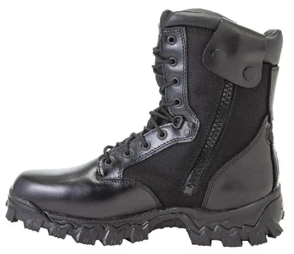 Rocky Waterproof Side Zipper Black Duty Boot 2173