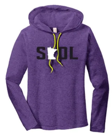 SKOL LONG SLEEVE HOODED T-SHIRT