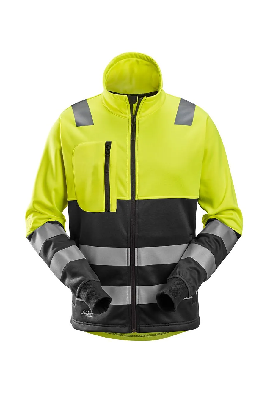 Snickers Work Jacket High Vis 8035 - Yellow Black