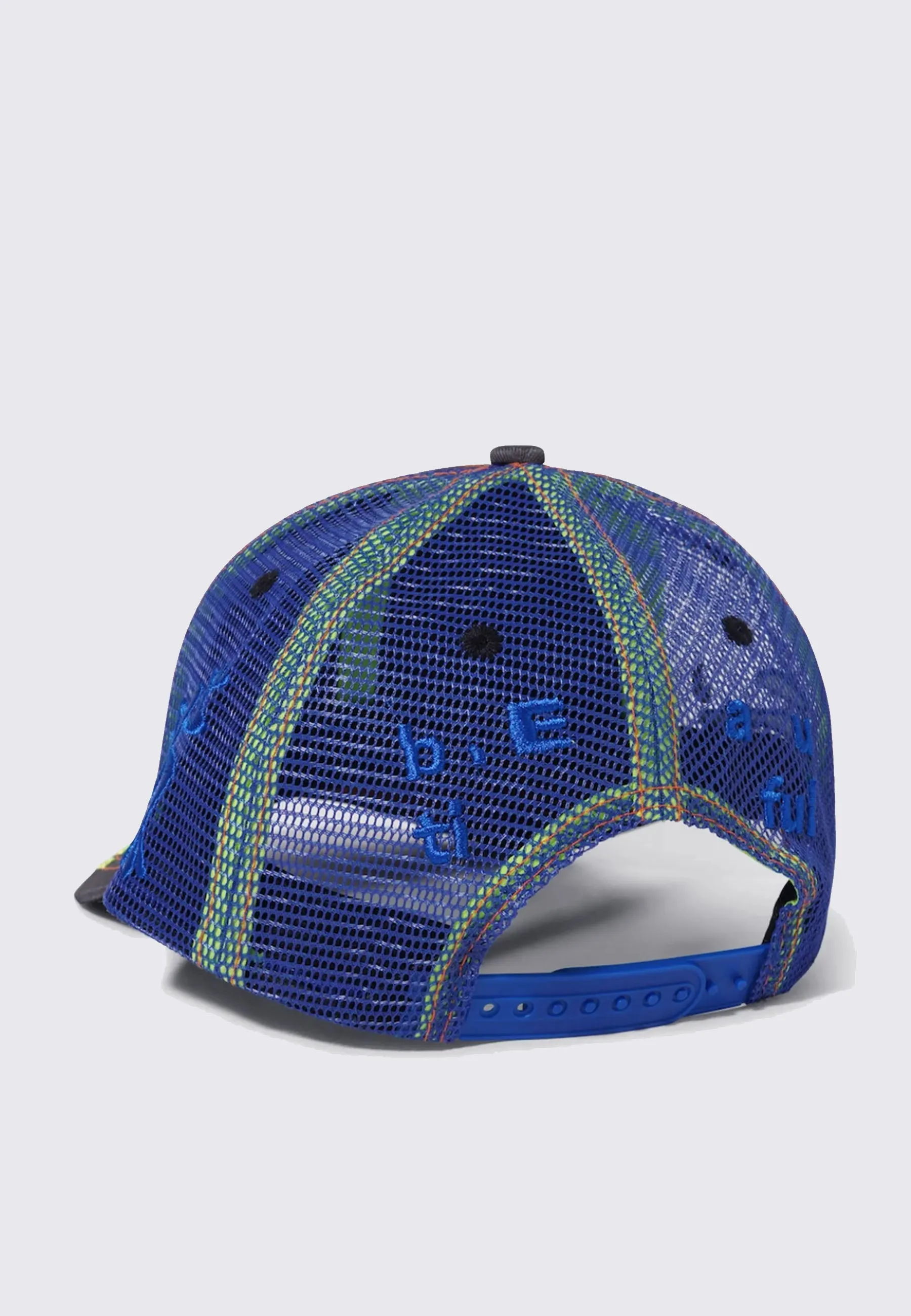 Soto Trucker Hat - Black Camo/Blue