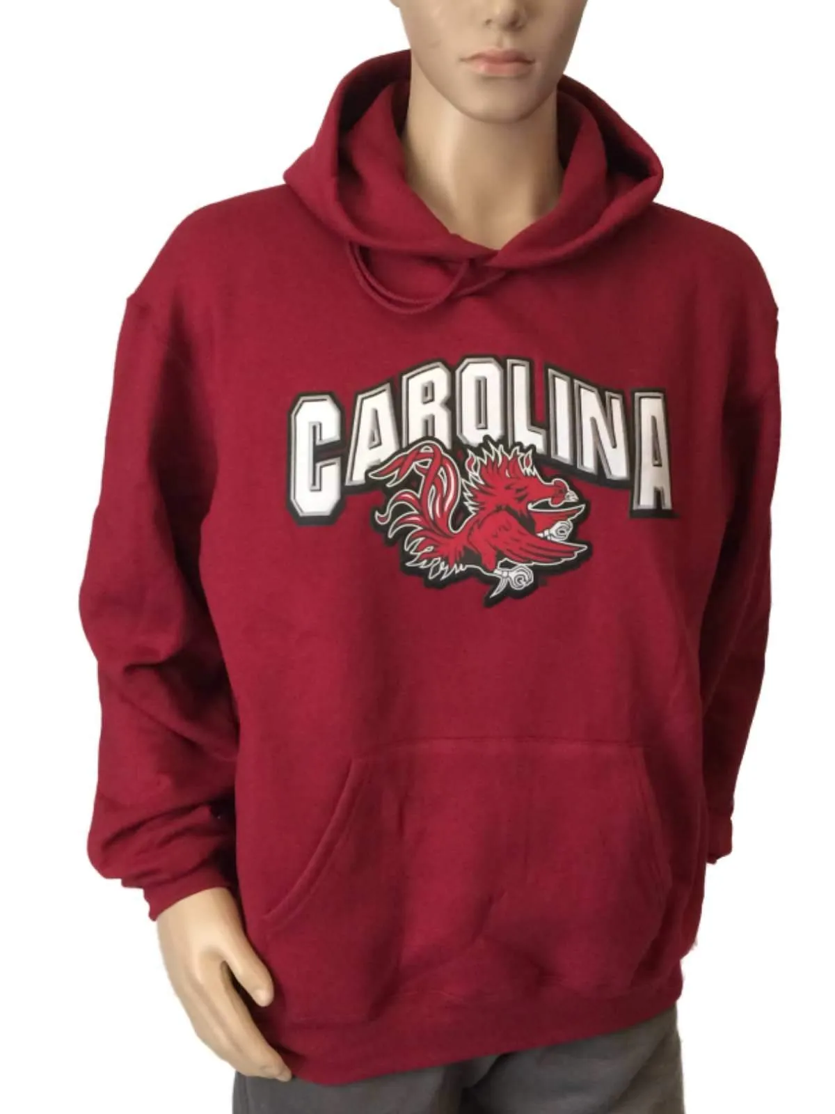 South Carolina Gamecocks Champion Maroon Long Sleeve Hoodie Sweatshirt (L)