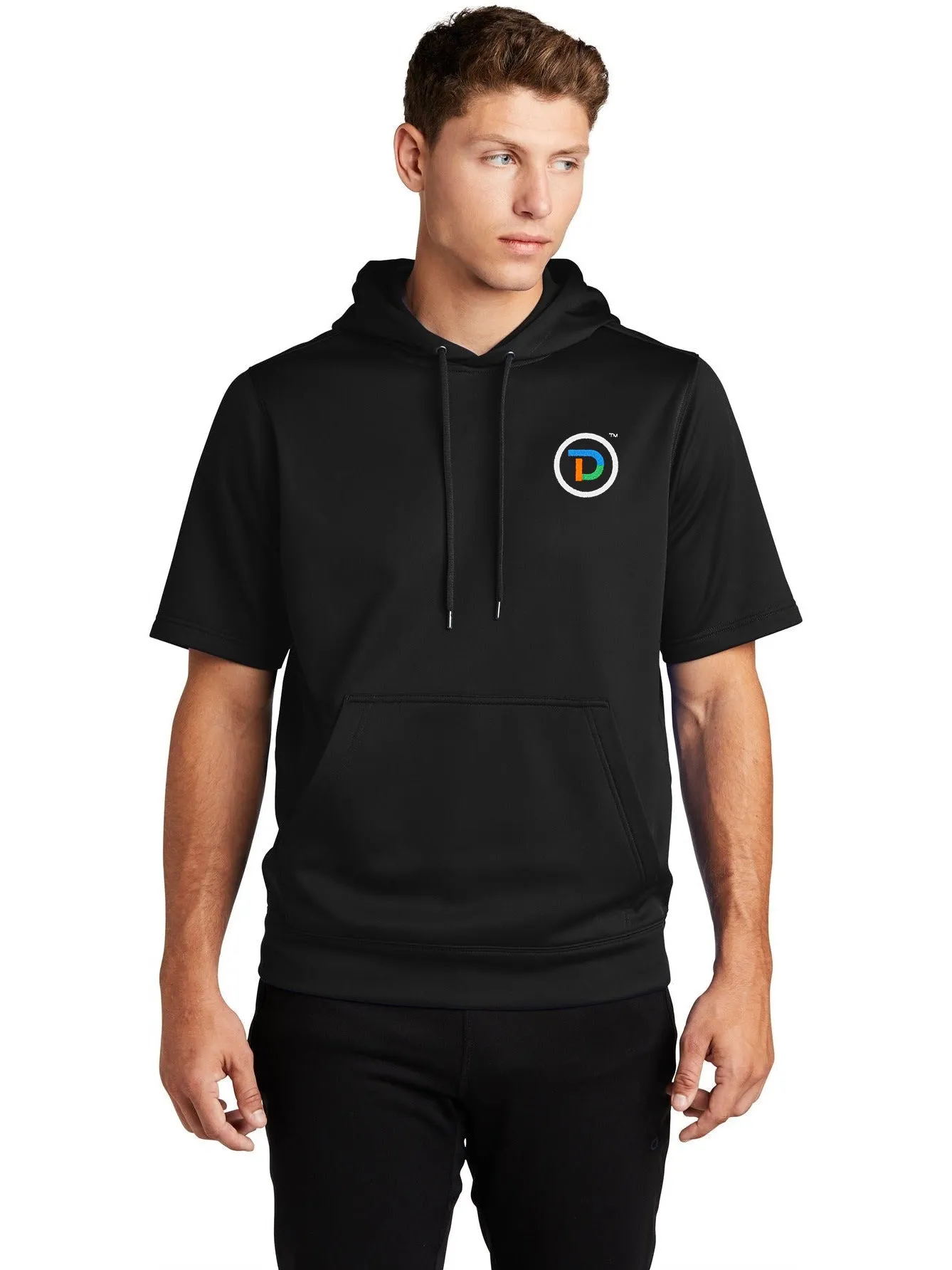 Sport-Tek Sport-Wick Fleece Short Sleeve Hooded Pullover