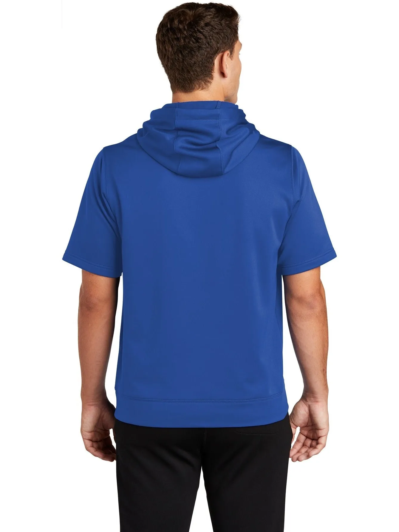 Sport-Tek Sport-Wick Fleece Short Sleeve Hooded Pullover