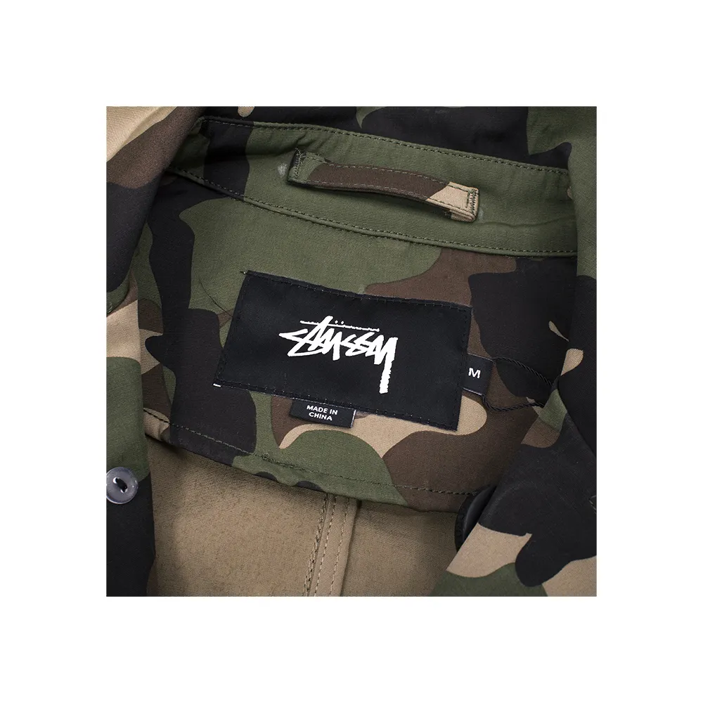 Stussy Double Breasted Trench Camo 115359