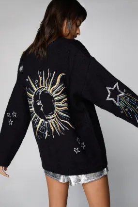 Sun Embroidered Sweater