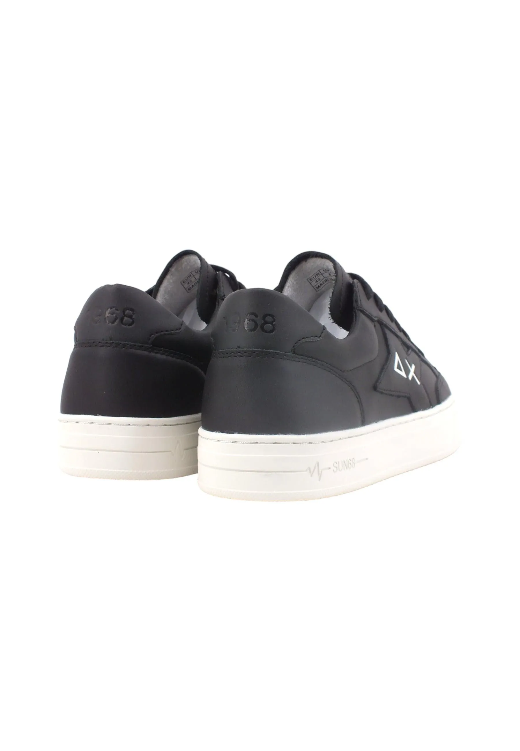 SUN68 Skate Sneaker Uomo Nero Z43125