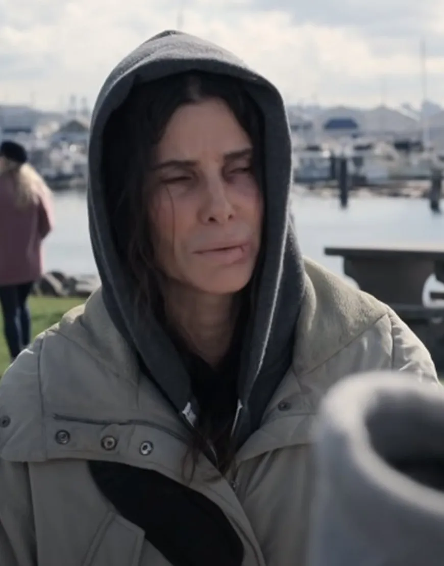 The Unforgivable 2021 Sandra Bullock Jacket | Ruth Slater Hooded Jacket