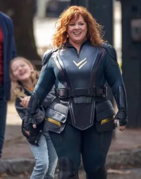 Thunder Force 2021 Melissa McCarthy Jacket | Lydia Black Leather Jacket