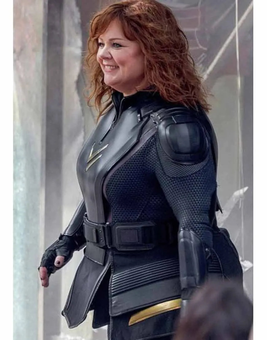 Thunder Force 2021 Melissa McCarthy Jacket | Lydia Black Leather Jacket