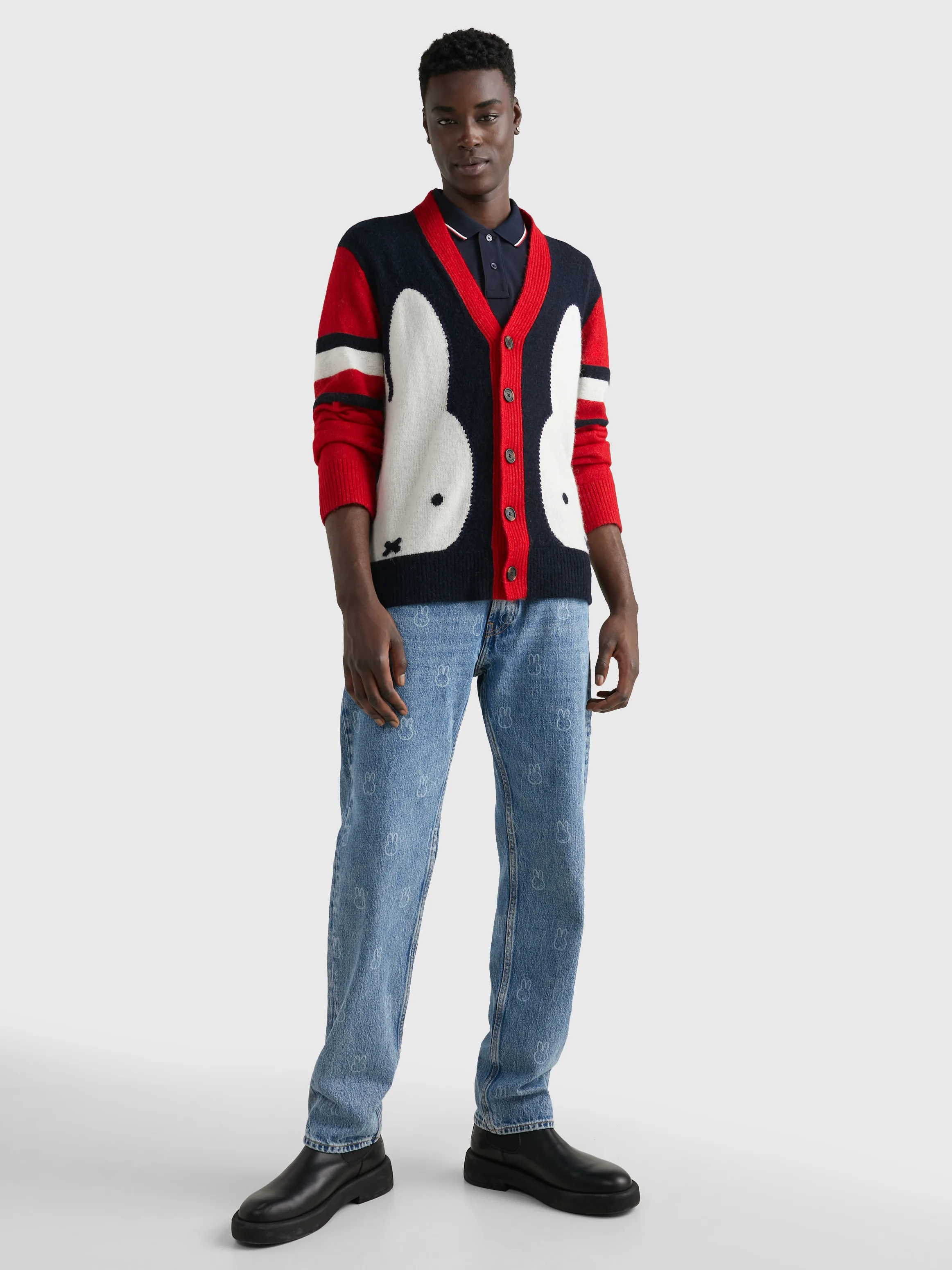 Tommy Hilfiger x Miffy Colour-Blocked Relaxed Cardigan | Sweatshirts & Hoodies | Tommy Hilfiger