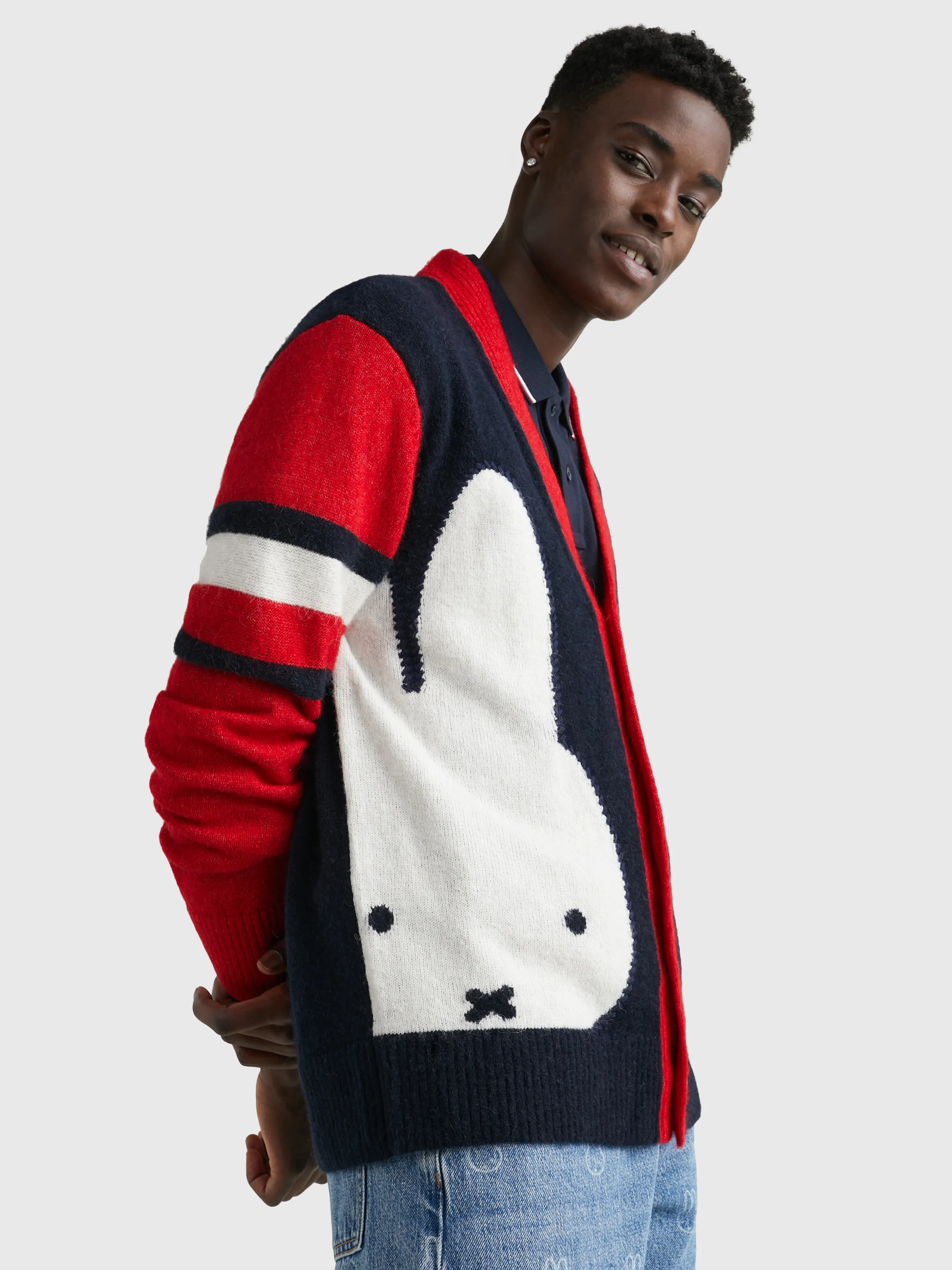 Tommy Hilfiger x Miffy Colour-Blocked Relaxed Cardigan | Sweatshirts & Hoodies | Tommy Hilfiger