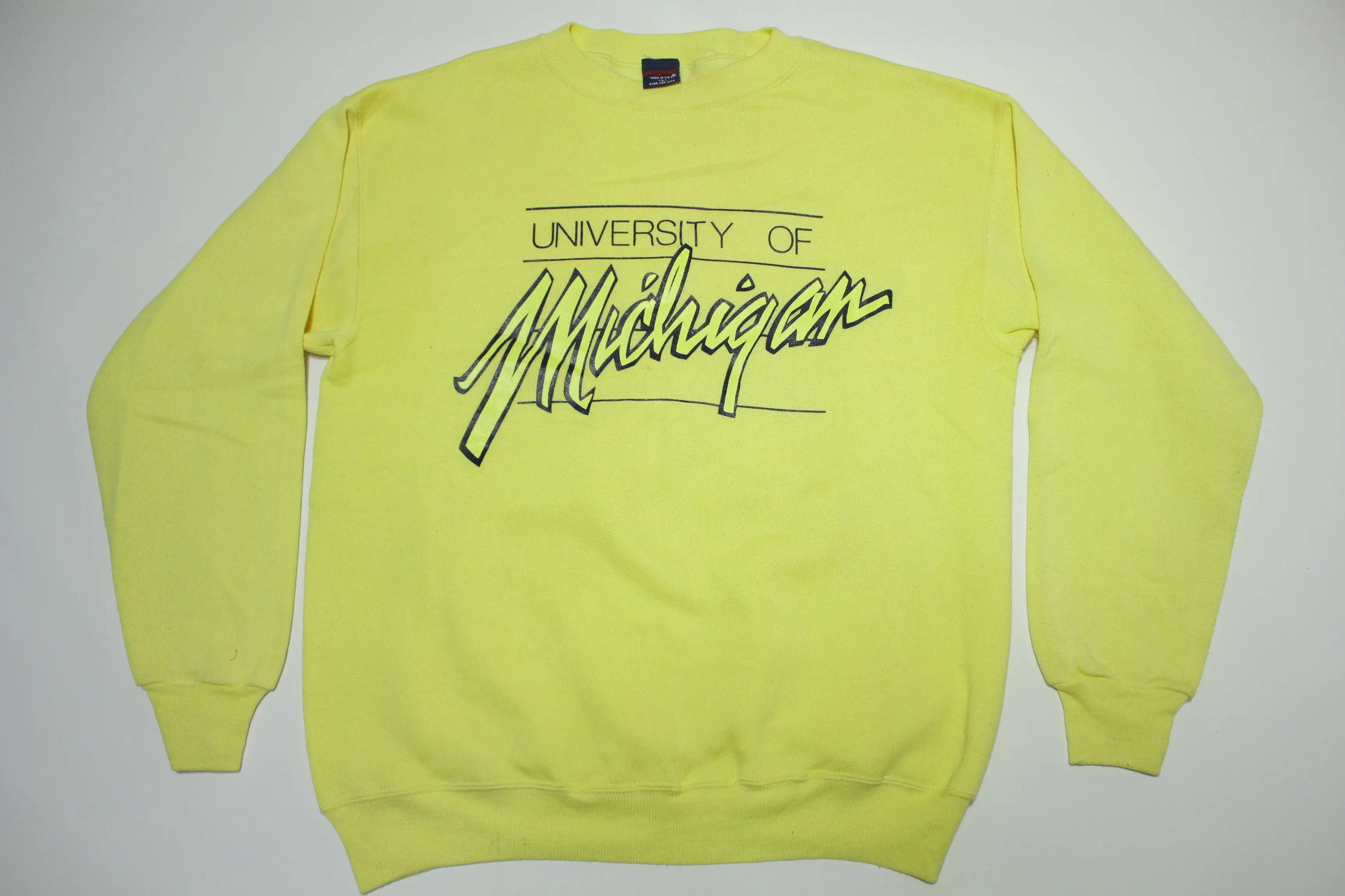 University of Michigan Vintage 80's Jansport Made in USA Crewneck Collegiate Sweatshirt