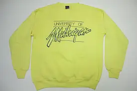 University of Michigan Vintage 80's Jansport Made in USA Crewneck Collegiate Sweatshirt