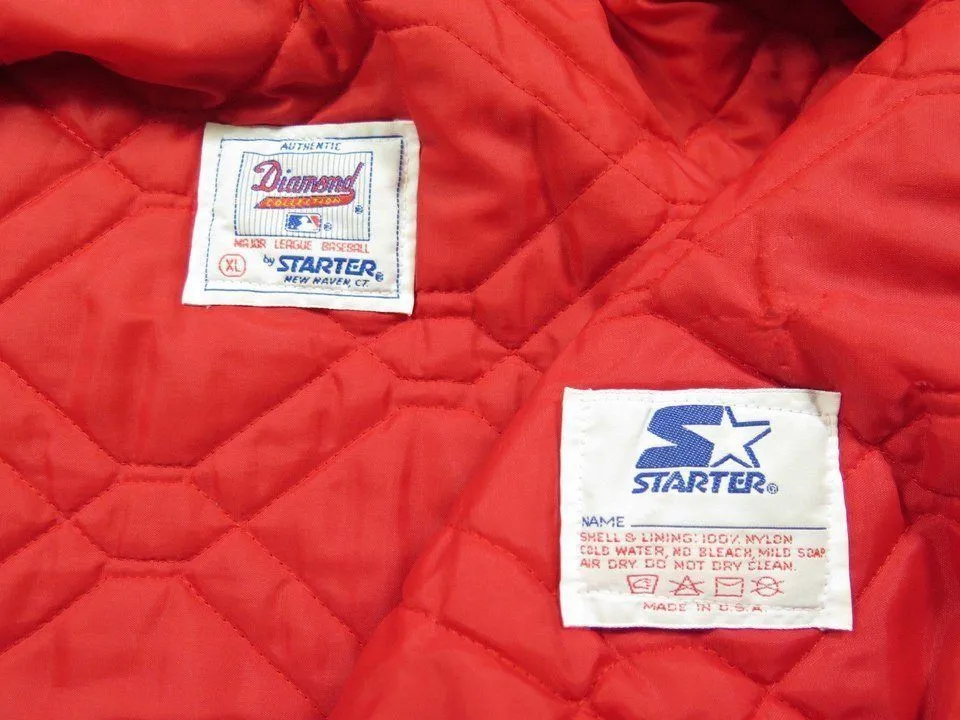 Vintage 80s Boston Red Sox Starter Jacket Mens XL MLB Baseball Satin USA Made